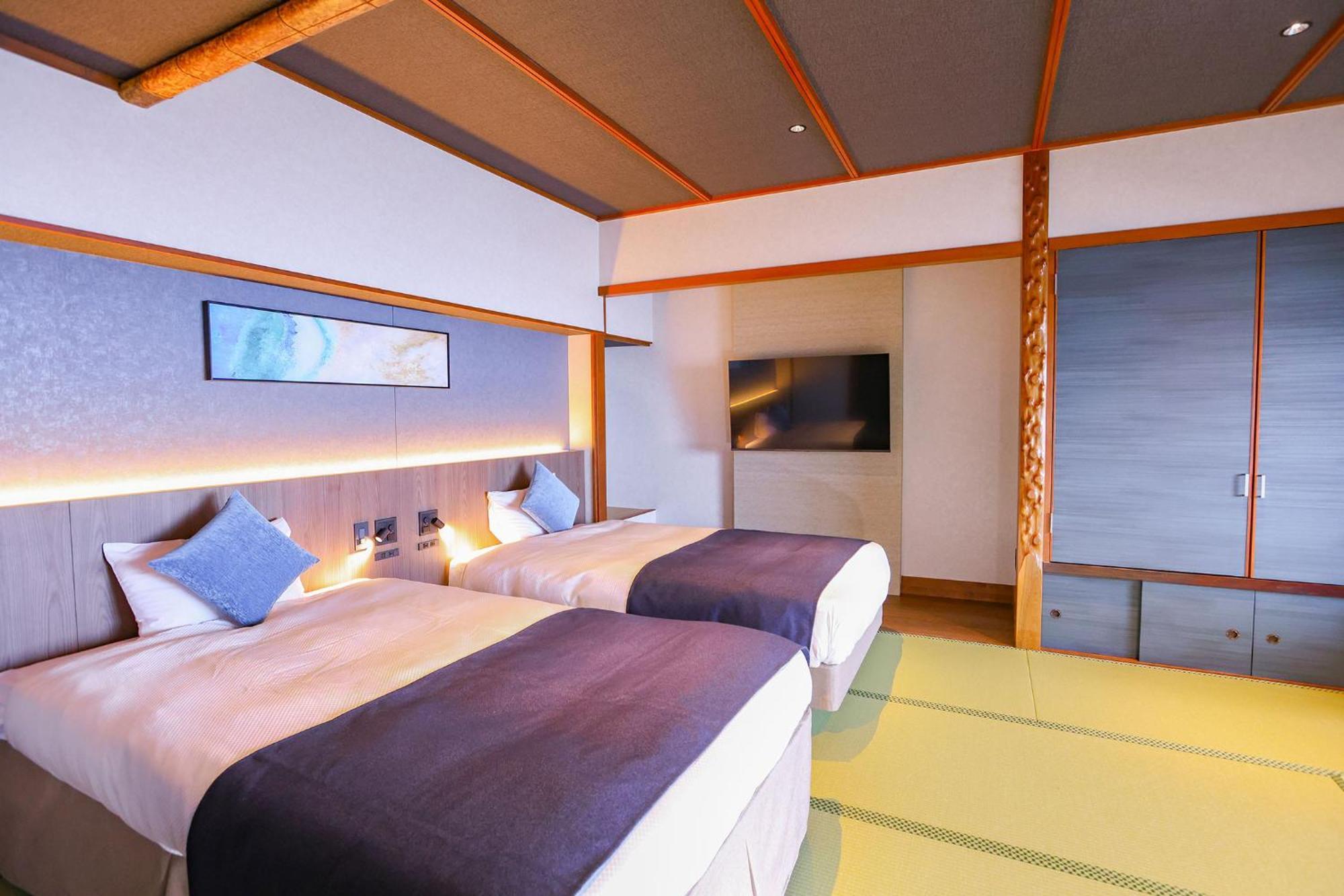 传统日式旅馆 Ooedo Onsen Monogatari Premium Atami